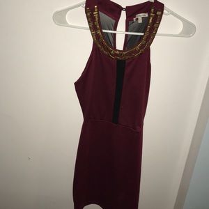 Maroon dress